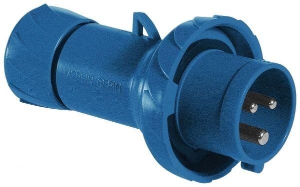  Вилка кабельная 32А 2P+E 220В быстр. соед. IP67 SchE PKX32M723 