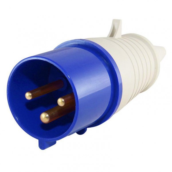  Вилка эл. каб. 16А 2P+E 220В тип. роз. 013 IP44 SchE 26001DEK 