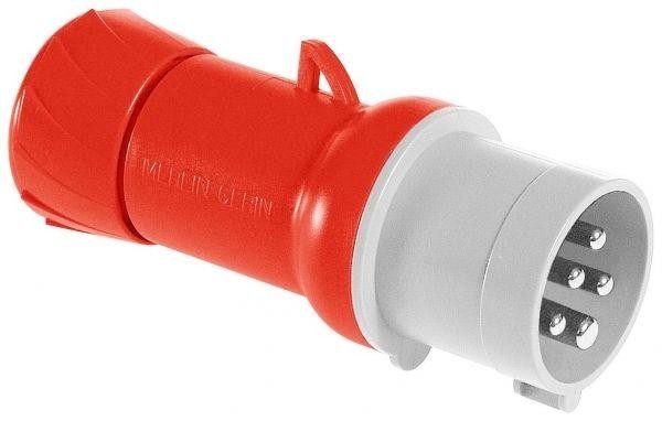  Вилка кабельная 32А 3P+N+E 380В винт. IP44 SchE PKE32M435 