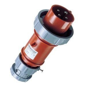  Вилка эл. каб. 32А 3P+E IP67 400В ник. PowerTop Mennekes 3841 