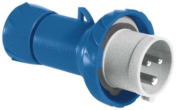  Вилка кабельная 32А 2P+E 220В винт. IP67 SchE PKE32M723 