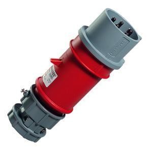  Вилка эл. каб. 32А 5P 6ч IP44 400В PowerTop Mennekes 3977 