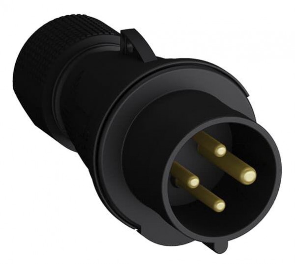  Вилка кабельная Easy&Safe 332EP9B 32А 3P+E IP44 9ч черн. ABB 2CMA103589R1000 