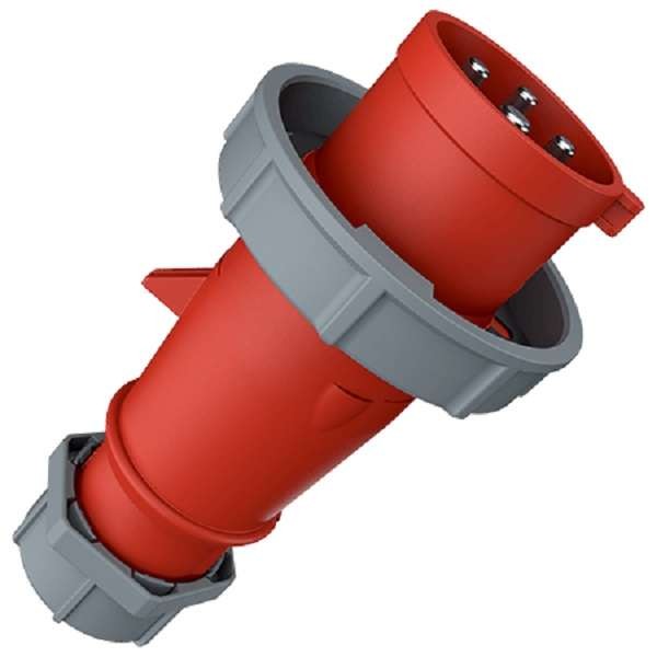  Вилка кабельная 32А 4п 3ч 400-440В IP67 AM-TOP Mennekes 2175B 