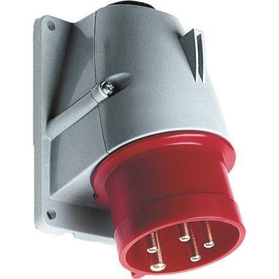  Вилка эл. каб. 32А 3P+N+E IP44 для монтажа на поверхности ABB 2CMA193331R1000 