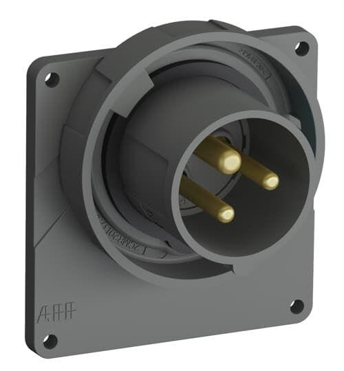  Вилка с прямым фланцем Easy&Safe 216EBU1W 16А 2P+E IP67 1ч ABB 2CMA101257R1000 