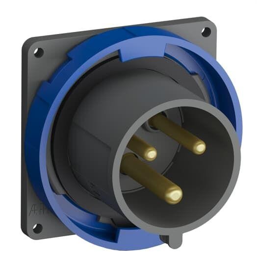  Вилка с прямым фланцем Easy&Safe 232EBU6W 32А 2P+E IP67 6ч ABB 2CMA101275R1000 