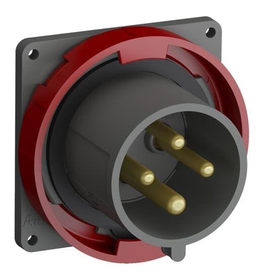  Вилка с прямым фланцем Easy&Safe 332EBU6W 32А 3P+E IP67 6ч ABB 2CMA101279R1000 
