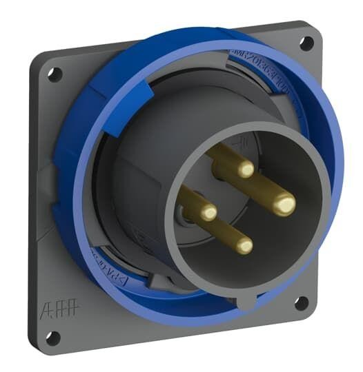  Вилка с прямым фланцем Easy&Safe 316EBU9W 16А 3P+E IP67 9ч ABB 2CMA101266R1000 