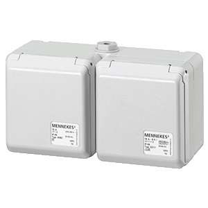  Розетка наружн. уст. Schuko 16А 230В 2P+E Mennekes 4235 