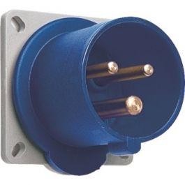  Вилка панельная с прямым фланцем 232BU6 32А 2P+E IP44 6ч ABB 2CMA193434R1000 