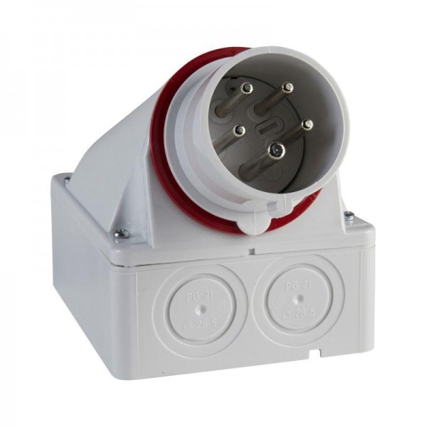  Вилка настенная PLUG WALL MOUNT 16А 3P-N_E SchE 83509 