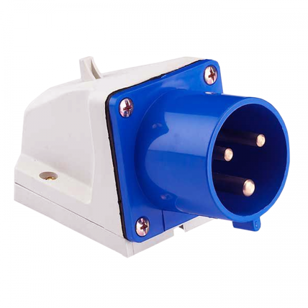  Вилка 523 2P+PE 32А 220В IP44 EKF ps-523-32-220 