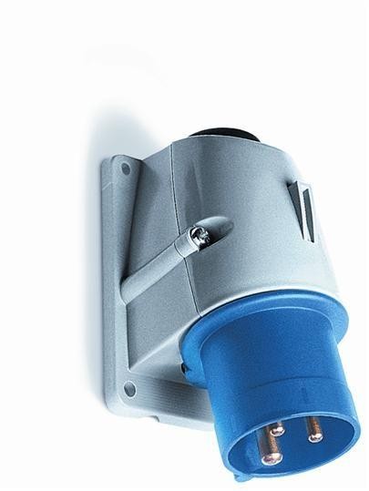  Вилка эл. 16А 2P+E IP44 для монтажа на поверхности ABB 2CMA193290R1000 