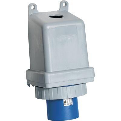  Вилка для монтажа на поверхность 263BS6W 63А 2P+E IP67 6ч ABB 2CMA167340R1000 