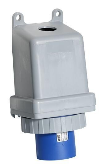 Вилка для монтажа на поверхность 363BS6W 63А 3P+E IP67 6ч ABB 2CMA167350R1000 