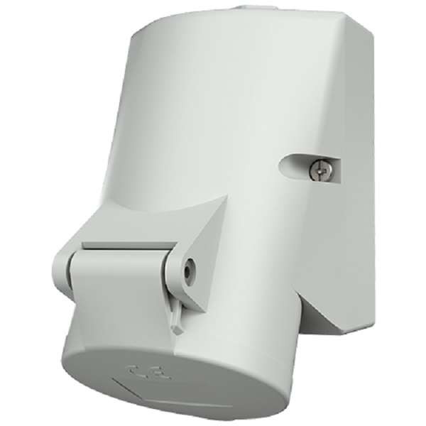  Розетка настенная 16А 3п 3ч 50-250В DC IP44 винтовые клеммы внутреннее крепление сер. Mennekes 2152 