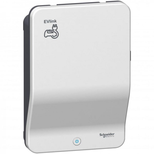  Станция зарядная для электроавтомобилей EVLINK WALLBOX PLUS розетка T2S 1ф 7.4кВт SchE EVH3S7P04K 