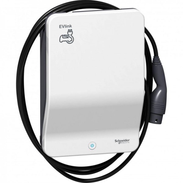  Станция зарядная для электроавтомобилей EVLINK WALLBOX PLUS кабель T2 1ф 3.7кВт SchE EVH3S3P0CK 