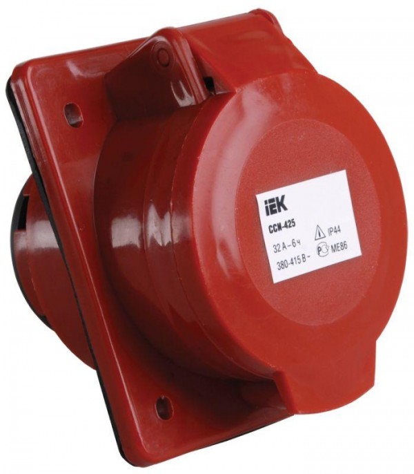  Розетка СП 32А 380В 3P+E+N ССИ-425 IP44 ИЭК PSR42-032-5 