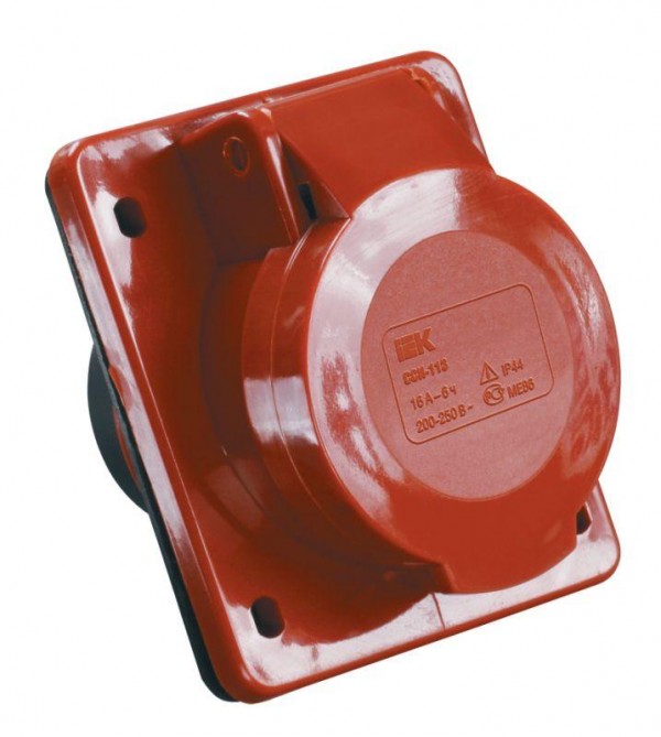  Розетка СП 16А 380В 3P+E ССИ-414 IP44 ИЭК PSR42-016-4 