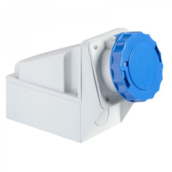  Розетка настенная 125А 220В 2P+E винт. клеммы IP67 SchE 81190 