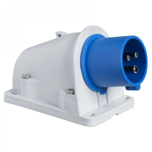  Вилка настенная 2п PE 16А IP44 SchE PKX16W423 