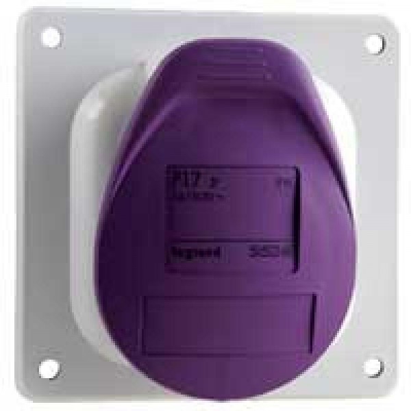  Розетка встраиваемая P17 32А 24В 2P IP44 Leg 055295 