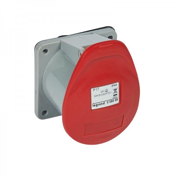  Розетка 32А 3K+3 IP44 Leg 058058 
