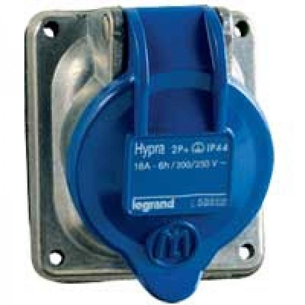  Розетка встраиваемая Hypra 16А 230В 3K+3 IP44 Leg 052033 