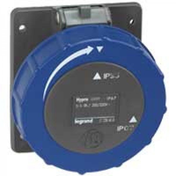  Розетка модульная Hypra 16А 230В 3K+3 IP67 Leg 051147 