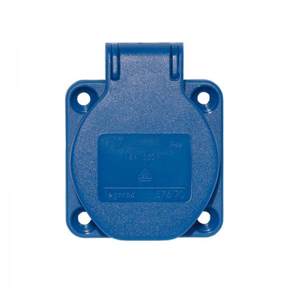  Розетка P17 Schuko 16А 230В 50х50 IP44 Leg 057670 