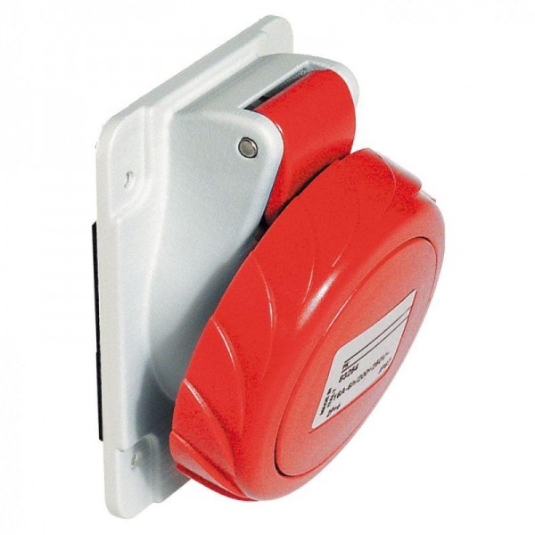  Розетка СП угл. 32А 380В 3P+N+E винт. клеммы IP67 SchE PKF32F735 