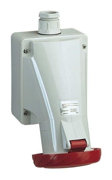  Розетка настенная 32А 380В 3P+E+N винт. клеммы IP67 SchE 83171 