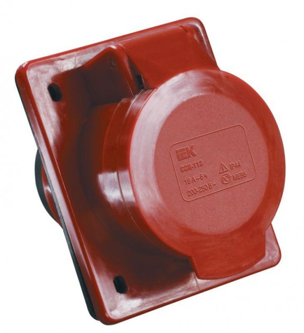  Розетка СП 32А 380В 3P+E ССИ-424 IP44 ИЭК PSR42-032-4 