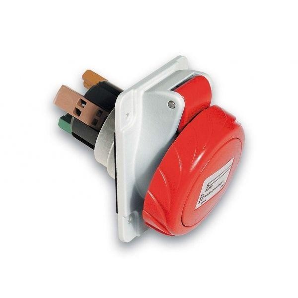  Розетка СП угл. 32А 3P+N+E быстр. соед. IP67 SchE PKY32F735 