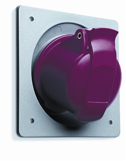  Розетка Schuko 32А 2P+E угловая IP44 ABB 2CMA193266R1000 
