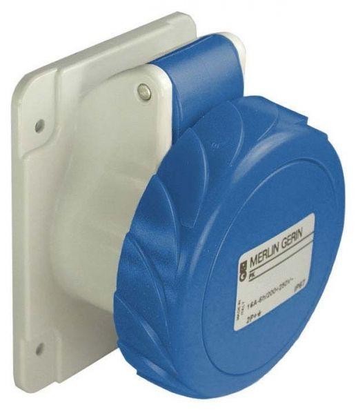  Розетка СП прям. 16А 220В 2P+E винт. клеммы IP67 SchE PKF16G723 