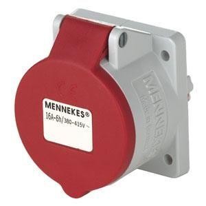  Розетка скрыт. уст. 16А 380В 3P+E IP44 прямая Mennekes 1674 