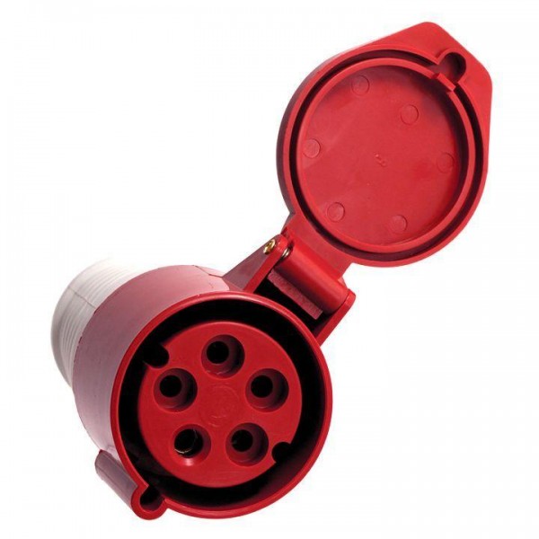  Розетка кабельная 32А 380В 3P+РЕ+N IP44 (225) EKF ps-225-32-380 