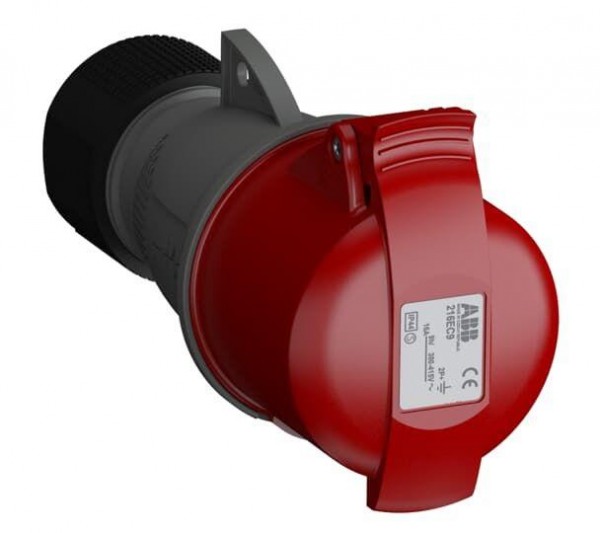  Розетка кабельная 232EC9 Easy&Safe 232EC9 32А 2P+E IP44 9ч ABB 2CMA102032R1000 