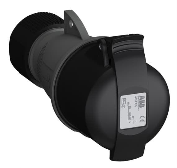  Розетка кабельная 316EC5 Easy&Safe 316EC5 16А 3P+E IP44 5ч ABB 2CMA102011R1000 