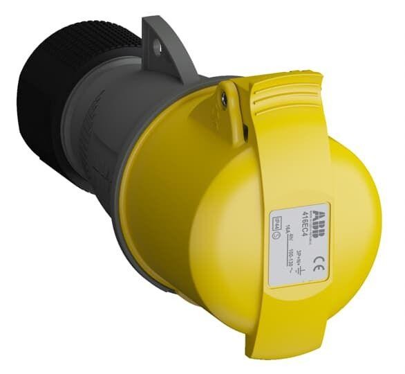  Розетка кабельная 416EC4 Easy&Safe 416EC4 16А 3P+N+E IP44 4ч ABB 2CMA102021R1000 