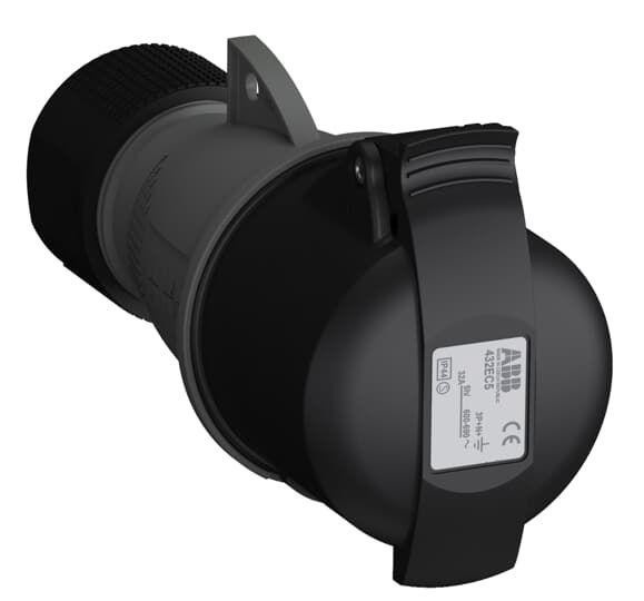  Розетка кабельная 416EC5 Easy&Safe 416EC5 16А 3P+N+E IP44 5ч ABB 2CMA102022R1000 