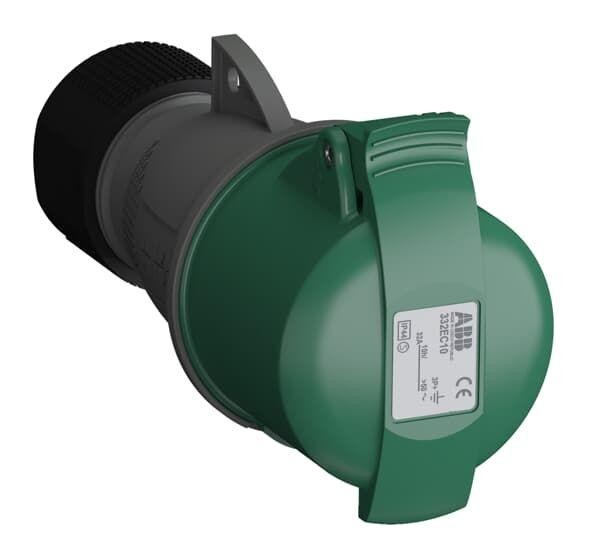  Розетка кабельная 332EC10 Easy&Safe 332EC10 32А 3P+E IP44 10ч ABB 2CMA102043R1000 