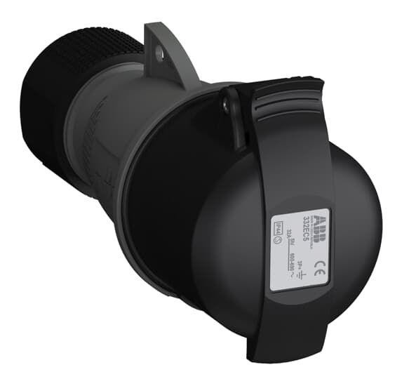  Розетка кабельная 332EC5 Easy&Safe 332EC5 32А 3P+E IP44 5ч ABB 2CMA102039R1000 