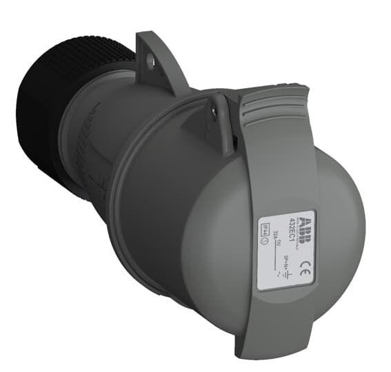  Розетка кабельная 432EC1 Easy&Safe 432EC1 32А 3P+N+E IP44 1ч ABB 2CMA102046R1000 