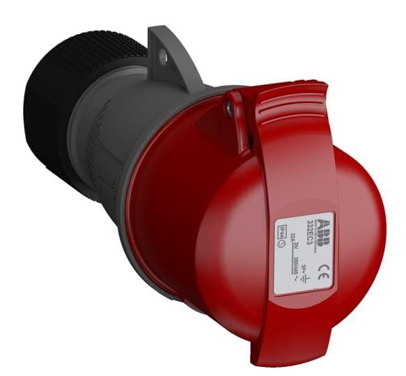  Розетка кабельная 332EC3 Easy&Safe 332EC3 32А 3P+E IP44 3ч ABB 2CMA102037R1000 