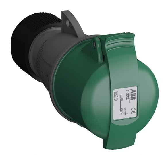  Розетка кабельная 316EC2 Easy&Safe 316EC2 16А 3P+E IP44 2ч ABB 2CMA102008R1000 