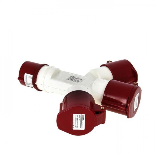  Розетка трехлучевая 1013-214 16А 380В 3Р+РЕ IP44 EKF ps-1013-214-16-380 